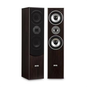 Auna L766, 3-drożne kolumny głośnikowe H-Fi, 2 szt., obudowa bass-reflex, kolor orzech włoski