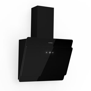Klarstein Aurica 60, okap kuchenny przyścienny, 60 cm, 610 m³/h, 165 W, 3 prędkości, LED, szkło, kolor czarny