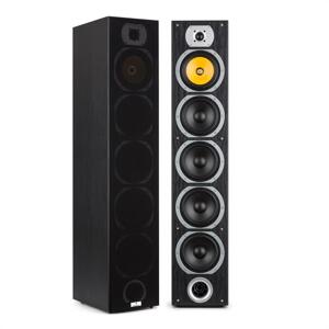 Auna V7B, 4-drożne kolumny podlogowe, 2 szt., bass-reflex, 440 W, kolor czarny