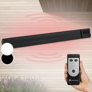 Blumfeldt CosmicBeam Plus, promiennik podczerwieni tarasowy, grzejnik, ścienny/sufitowy, 2400 W, IP44, pilot