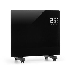 Klarstein Bornholm Single, grzejnik konwekcyjny, termostat, timer, 1000 W, czarny