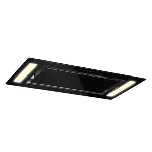 Klarstein Remy, okap kuchenny sufitowy, 90 cm, 620 m³/h, 230 W, 3 prędkości, pilot zdalnego sterowania, kolor czarny