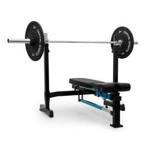 Capital Sports Benchex, ławka siłowa, ławka pochylona i płaska, nośność do 250 kg, kolor niebieski