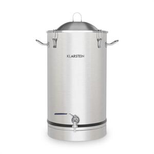 Klarstein Maischfest, kocioł fermentacyjny, 25 l, rurka fermentacyjna, stal nierdzewna