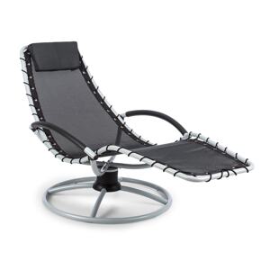 Blumfeldt The Chiller, leżak ogrodowy bujany, 77 x 85 x 173 cm, 360 Comfort, ComfortMesh