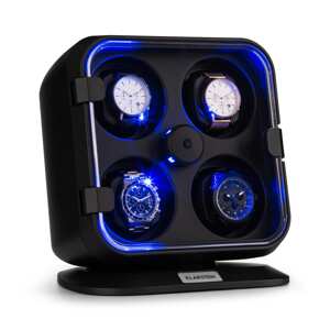Klarstein Clover, rotomat, 4 zegarki, 3 tryby obrotu, 4 prędkości, LED