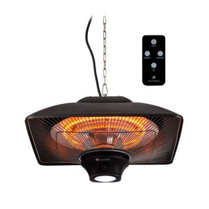 Blumfeldt Heat Square, promiennik podczerwieni tarasowy, wiszący, 650/1350/2000 W, element grzewczy z włókna węglowego, IP24, LED