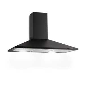 Klarstein Zugspitze 90, okap kuchenny przyścienny, 90 cm, 330 m³/h, 65 W, LED