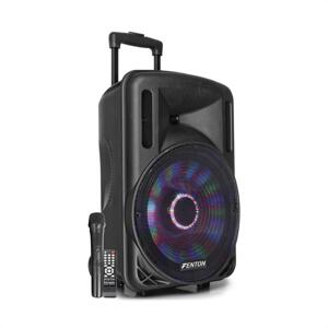 Fenton FT12LED, przenośny zestaw nagłośnieniowy, kolumna aktywna, 12", 700 W, BT/USB/SD/AUX, LED, akumulator