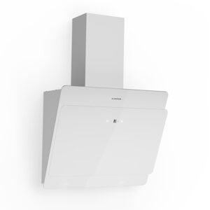 Klarstein Aurica 60, okap kuchenny przyścienny, 60 cm, 610 m³/h, 165 W, 3 prędkości, LED, szkło, kolor biały