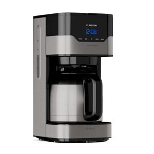 Klarstein Arabica, ekspres do kawy przelewowy, 800 W, 1,2 l, EasyTouch Control, kolor srebrno-czarny
