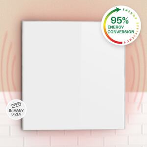 Klarstein Wonderwall 36, panel grzewczy na podczerwień, grzejnik, 60 x 60 cm, 360 W, programator czasowy, IP24