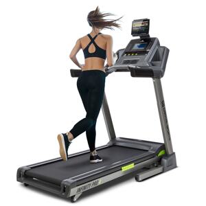 Capital Sports Infinity Pro 4.0, bieżnia do biegania, 7 KM, BT, Kinomap aplikacja, LCD, szary