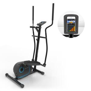 KLARFIT Myon Cross crosstrainer masa zamachowa 12kg system SilentBelt czarny