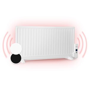 OneConcept Wallander, grzejnik olejowy, 1000 W, termostat, ogrzewanie olejowe, płaska konstrukcja, kolor biały