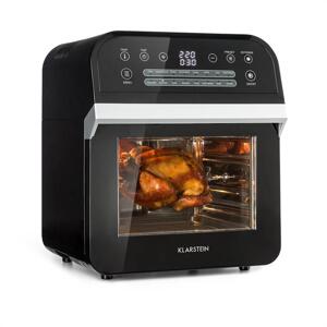 Klarstein AeroVital Cube, frytkownica beztłuszczowa, 1600 W, 12 l, timer, 16 programów, kolor czarny
