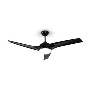 Klarstein Figo, wentylator sufitowy z oświetleniem, 132 cm (52"), 55 W, lampa 2 x 42 W, pilot