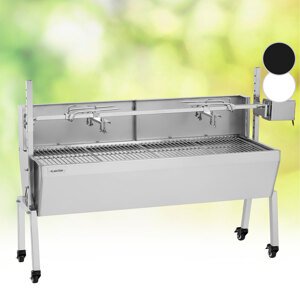 Klarstein Sauenland Pro, grill do pieczenia prosiaka, rożen, 13 W, 4 kółka, stal szlachetna