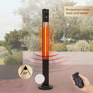 Blumfeldt Heat Guru Plus, promiennik podczerwieni, kolumnowy, 2000 W, 3 poziomy grzania, pilot zdalnego sterowania