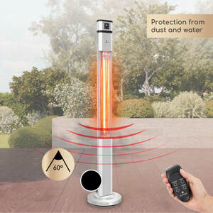 Blumfeldt Heat Guru Plus, promiennik podczerwieni, kolumnowy, 2000 W, 3 poziomy grzania, pilot zdalnego sterowania