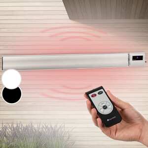 Blumfeldt CosmicBeam Plus, promiennik podczerwieni tarasowy, grzejnik, ścienny/sufitowy, 2400 W, IP44, pilot
