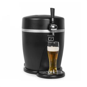 Klarstein Tap2Go, mobilny dystrybutor do piwa z lodówką na napoje, 2 w 1, 5 l/13 l, kolor czarny