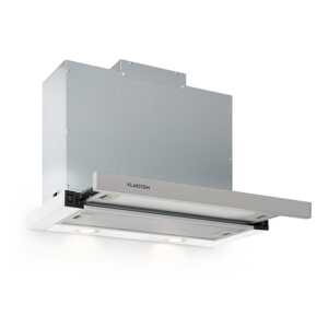 Klarstein Mariana 60, okap kuchenny teleskopowy, 60 cm, 500 m³/h, LED, kolor biały