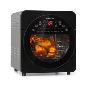 Klarstein AeroVital easy touch, frytkownica beztłuszczowa, 16 programów, 1700 W, 14 l, kolor srebrny