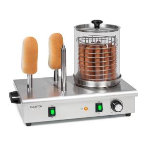 Klarstein Profesjonalne urządzenie do hot-dogów, Wurstfabrik 600, 600 W, 5 l, 30-100 °C, szkło, stal nierdzewna