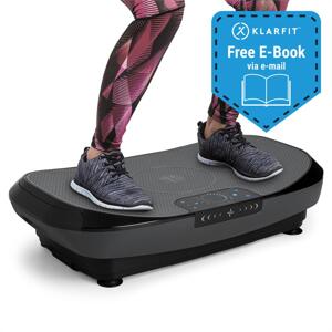 KLARFIT VIBE 4DX Pro, platforma wibracyjna, 300 W, 4 tryby, silnik 4DX TripleMotor, szara/czarna