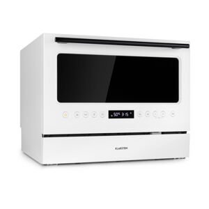 Klarstein Azuria, zmywarka do naczyń, klasa energetyczna F, 1380 W, 6,5 l, 6 kompletów naczyń, szklana przednia część