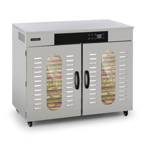 Klarstein Master Jerky 500, suszarka do żywności, 3000 W, 40–90°C, timer 24-godzinny, stal nierdzewna, kolor srebrny