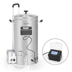 Klarstein Brauheld Pro, kocioł warzelny do produkcji piwa, 30 l, 2500 W, 30–100°C, pompa cyrkulacyjna, stal nierdzewna