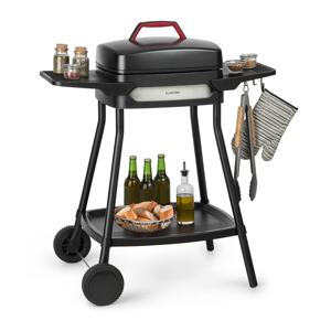Klarstein Gatsby, grill elektryczny, 2000 W, płyta grillowa z powłoką nieprzywierającą, stoliki boczne