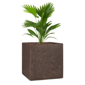 Blumfeldt Solid Grow Rust, osłonka na doniczkę, doniczka, 40 x 41 x 40 cm, Fibreclay, efekt rdzy