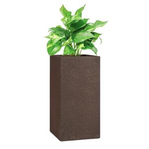 Blumfeldt Solid Grow Rust, osłonka na doniczkę, doniczka, 40 x 80 x 40 cm, Fibreclay, efekt rdzy