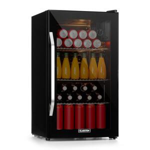 Klarstein Beersafe XXL Onyx, lodówka na napoje, klasa energetyczna E, LED, 3 kratki metalowe, szklane drzwi