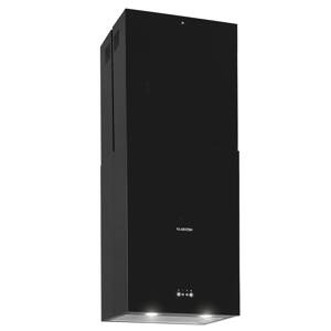 Klarstein Structura, okap kuchenny wyspowy, wyciąg/pochłaniacz, 641 m³/h, klasa energetyczna A, oświetlenie LED, kolor czarny