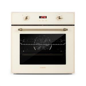 Klarstein Elizabeth, piekarnik do zabudowy, stylistyka retro, 6 funkcji, 50–250°C, kremowy