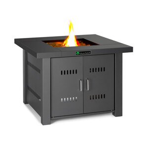 Blumfeldt Sorrento, ogrzewacz gazowy i stół, 13 kW, zapłon elektryczny, szklane kamienie, stal