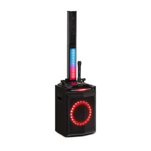 Auna Clubmaster Tube, przenośny zestaw nagłośnieniowy, maks. 150 W, 10" głośnik niskotonowy, USB/BT/AUX, kolor czarny