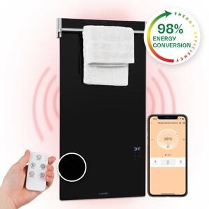 Klarstein Hot Spot Crystal Spotless Smart, panel grzewczy na podczerwień, 750 W, aplikacja, kolor czarny