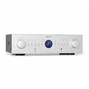 Auna AMP-CD950 DG, wielokanałowy wzmacniacz cyfrowy, 8 x 100 W, BT, wejście optyczne, pilot zdalnego sterowania