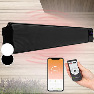 Blumfeldt Cosmic Beam Smart 24, promiennik podczerwieni tarasowy, grzejnik, ścienny/sufitowy, 2400 W, aplikacja