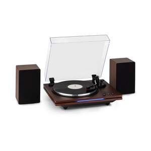 Auna TT-Play PLUS, gramofon, kolumny 20 W maks., Bluetooth, 33, 45, 78 obr./min