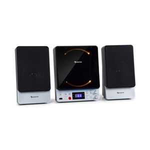 Auna Microstar, mikrowieża, stereo, odtwarzacz CD, Bluetooth, port USB, pilot zdalnego sterowania