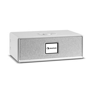 Auna Simpfy Wireless, głośnik, DAB+/FM, Bluetooth, wyświetlacz LCD, obudowa drewniana