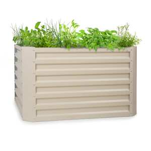 Blumfeldt High Grow Straight, podwyższona grządka, 100 x 60 x 100 cm, 600 l, stal