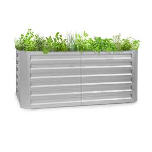 Blumfeldt High Grow Straight, podwyższona grządka, 120 x 60 x 60 cm, 432 l, stal
