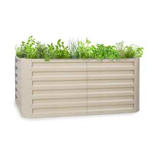 Blumfeldt High Grow Straight, podwyższona grządka, 120 x 60 x 60 cm, 432 l, stal
